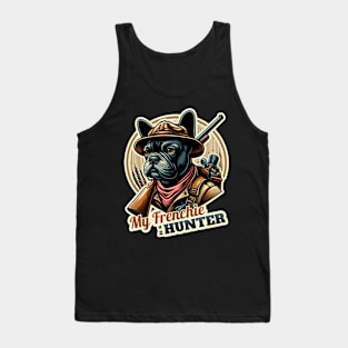 Hunter french bulldog Tank Top